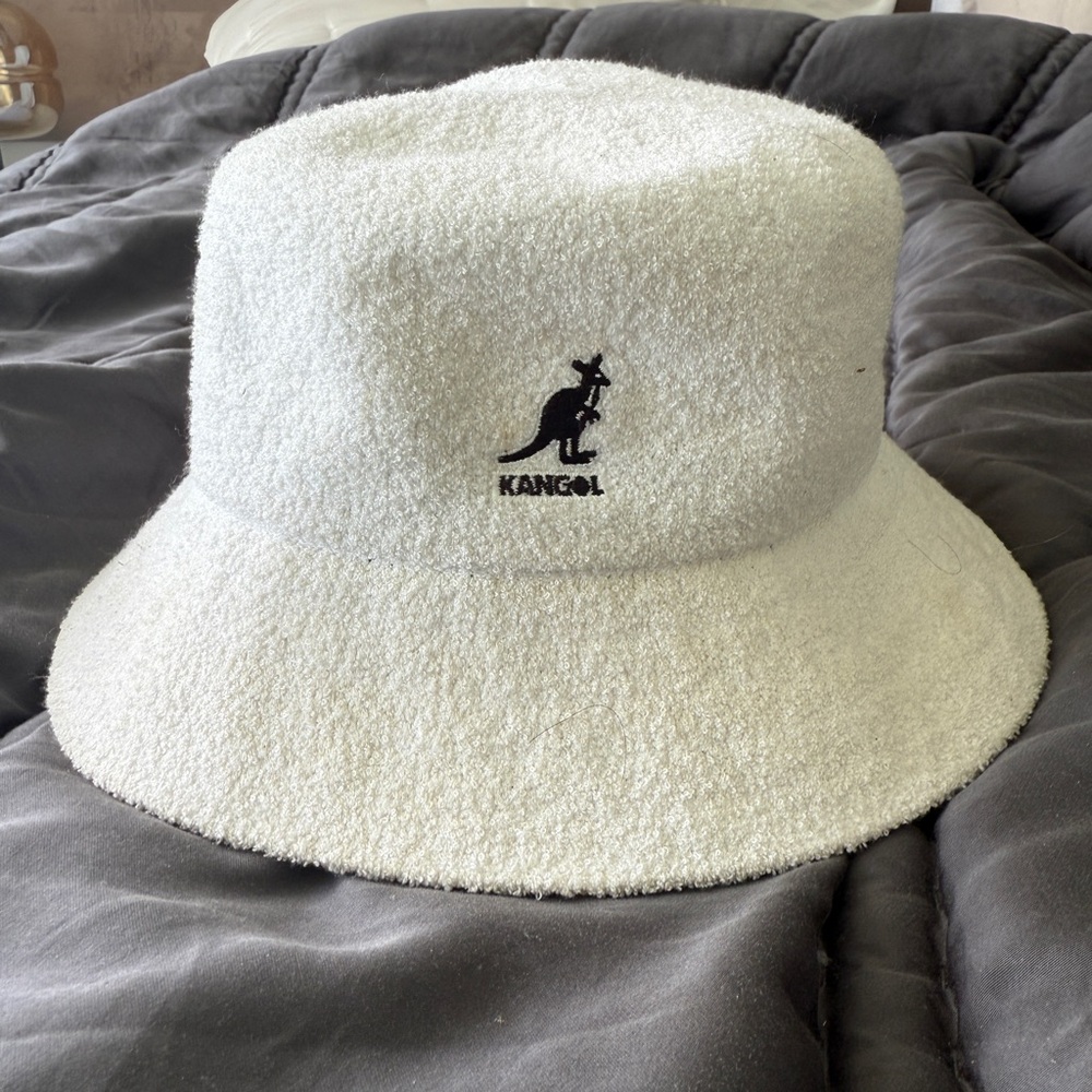 Kangol White Bucket Hat